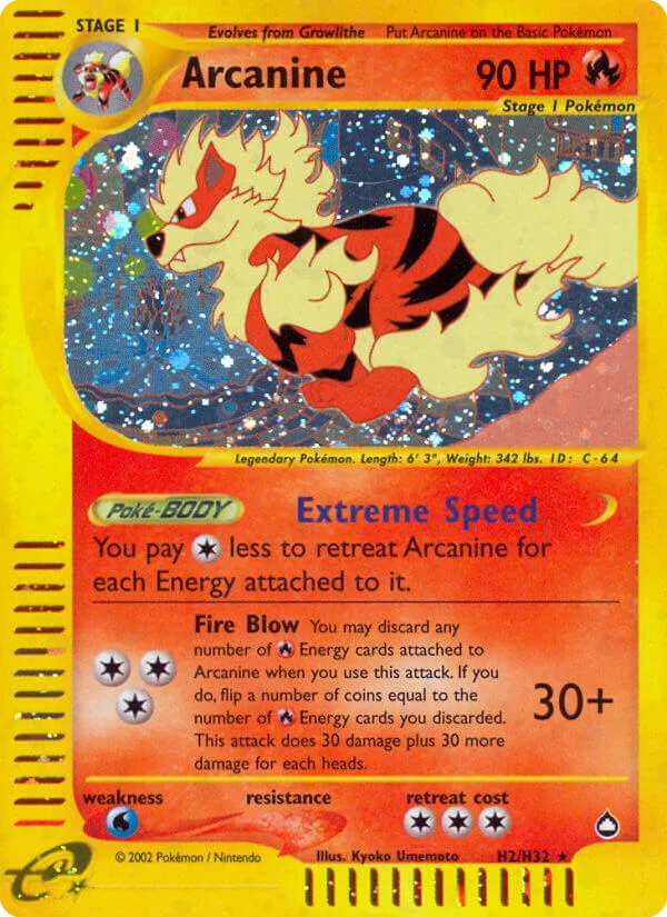 Arcanine · Aquapolis