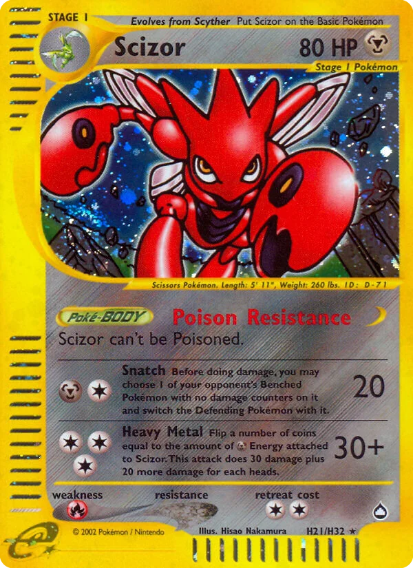 Scizor · Aquapolis