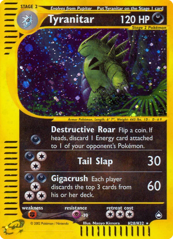Tyranitar · Aquapolis