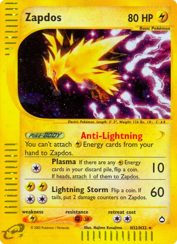 Zapdos · Aquapolis