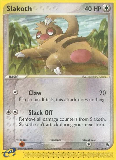 Slakoth · Ruby & Sapphire