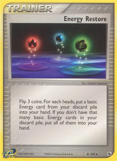 Energy Restore · Ruby & Sapphire