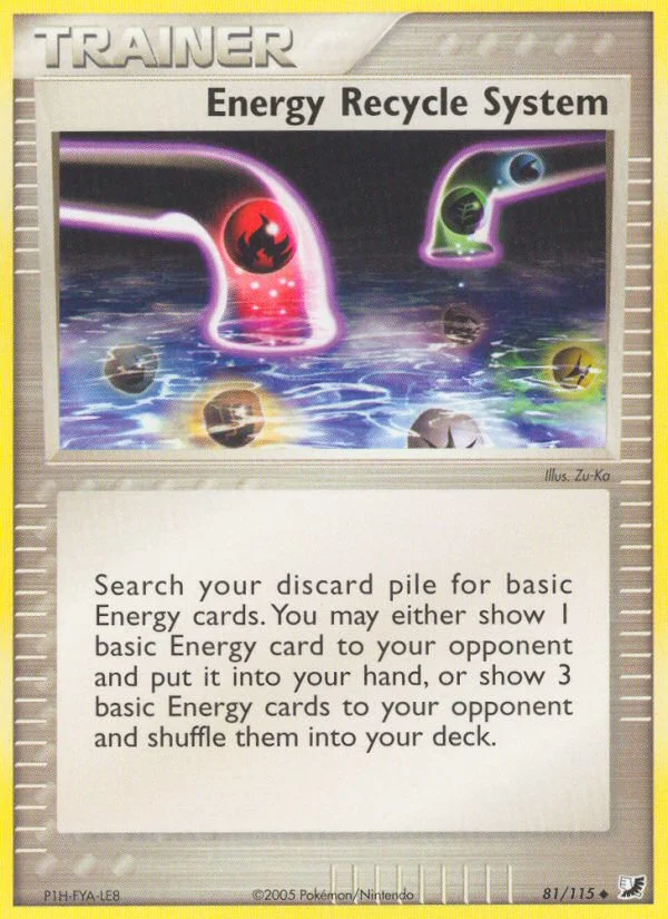 Energy Recycle System · Unseen Forces