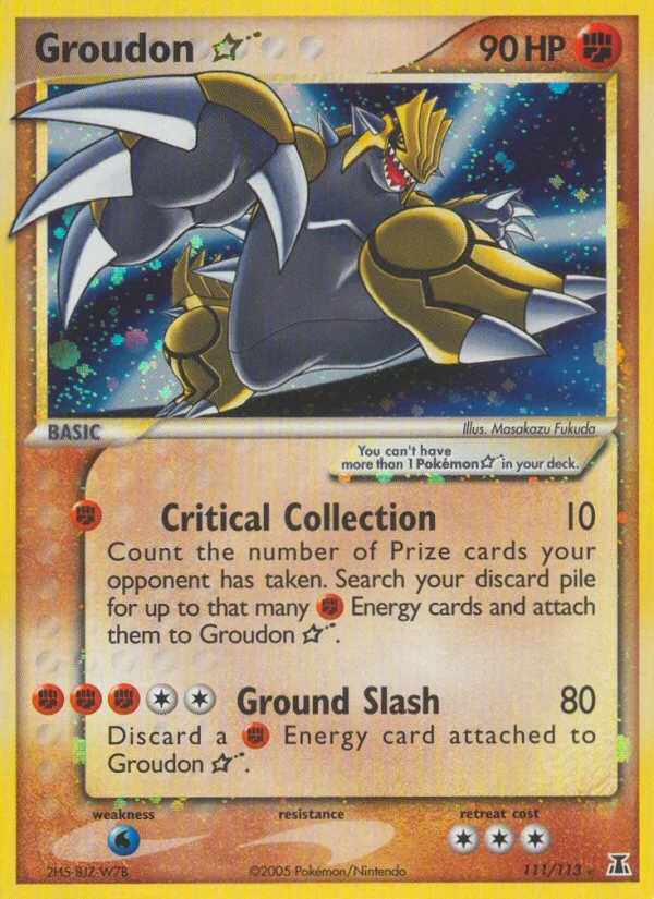 Groudon ☆ · Delta Species