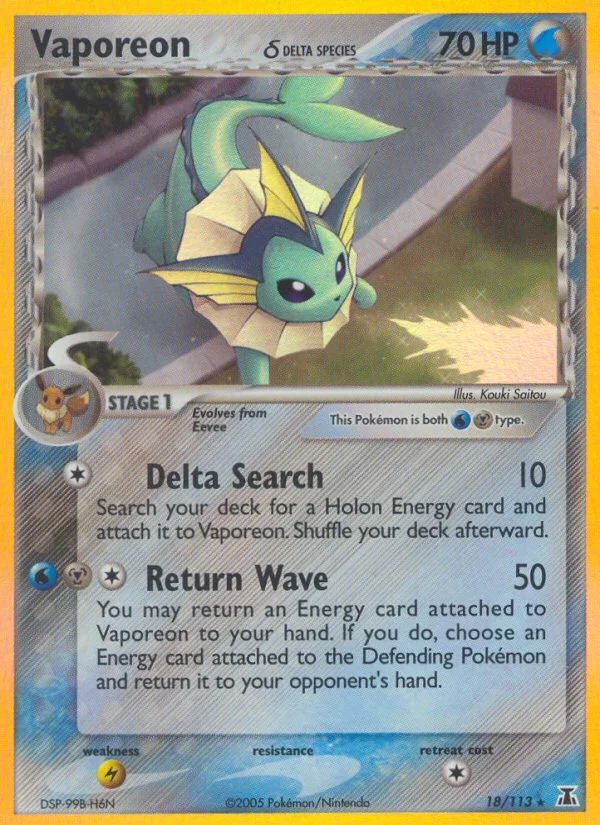 Vaporeon δ · Delta Species