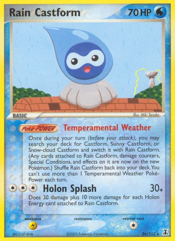 Rain Castform · Delta Species