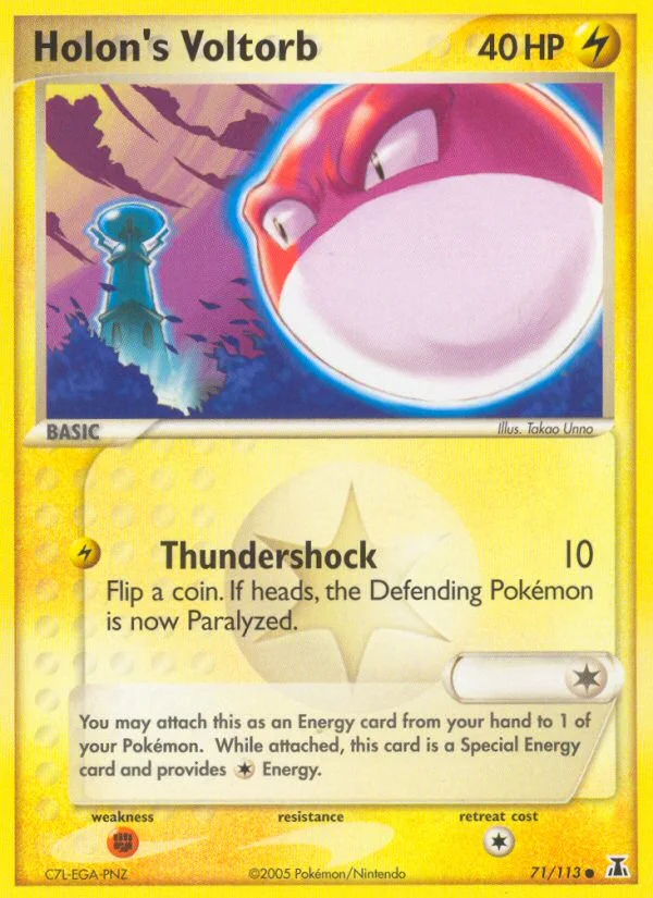 Holon's Voltorb · Delta Species