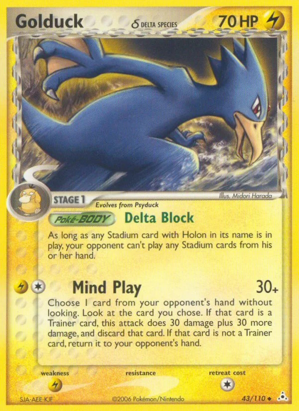 Golduck δ · Holon Phantoms