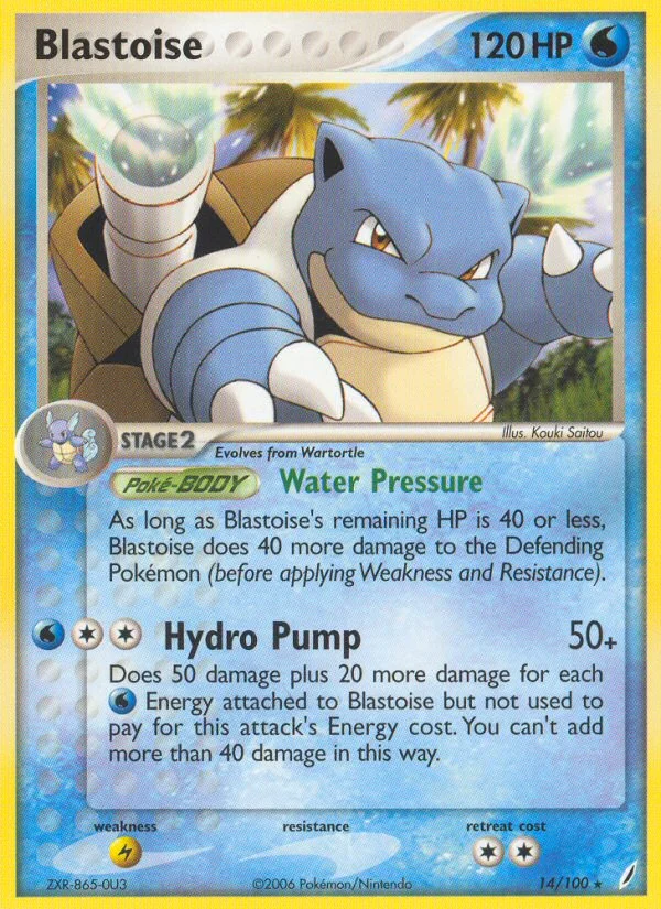 Blastoise · Crystal Guardians