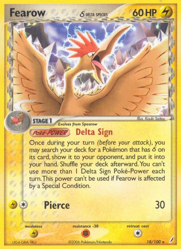 Fearow δ · Crystal Guardians