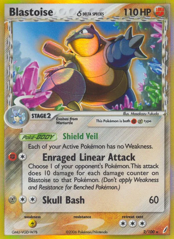 Blastoise δ · Crystal Guardians