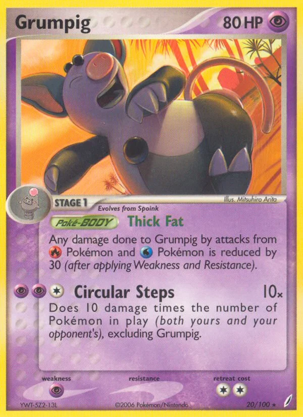 Grumpig · Crystal Guardians