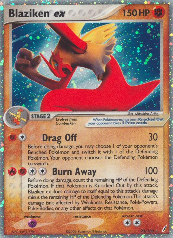 Blaziken ex · Crystal Guardians
