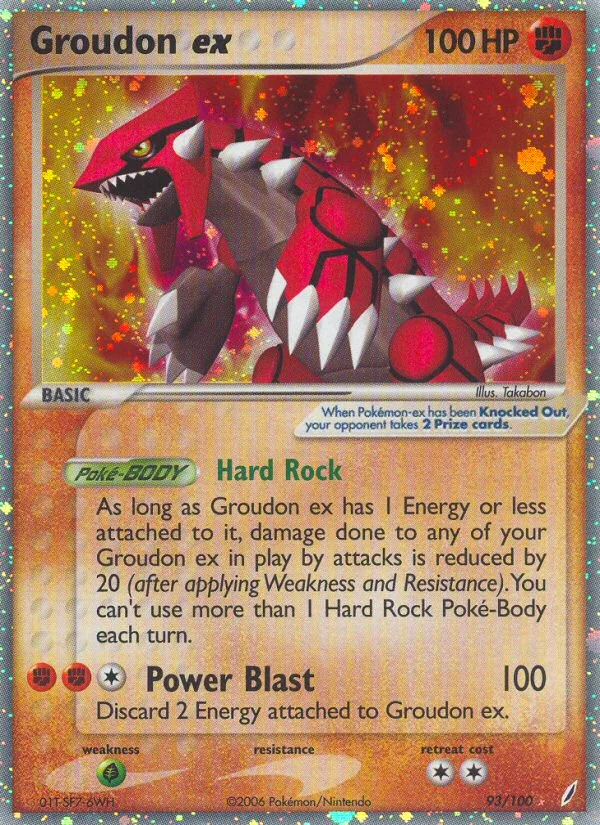 Groudon ex · Crystal Guardians