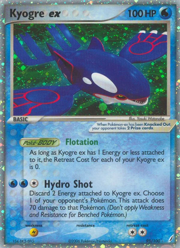 Kyogre ex · Crystal Guardians