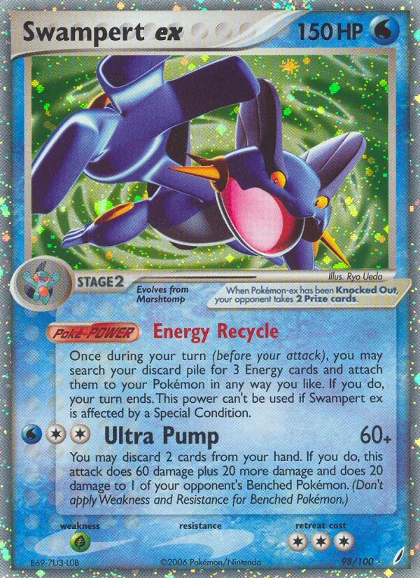 Swampert ex · Crystal Guardians