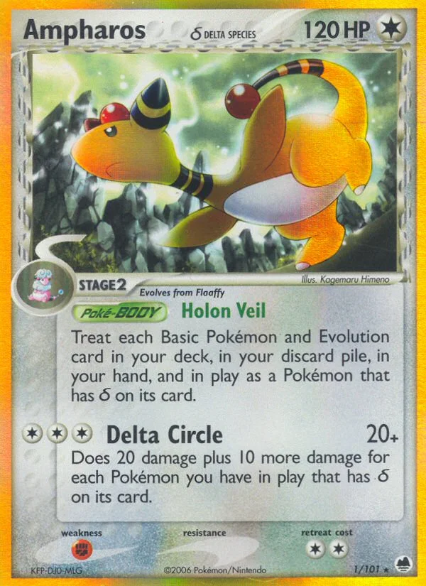 Ampharos δ · Dragon Frontiers
