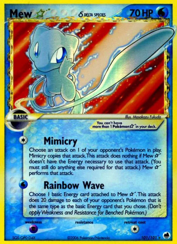 Mew ☆ δ · Dragon Frontiers
