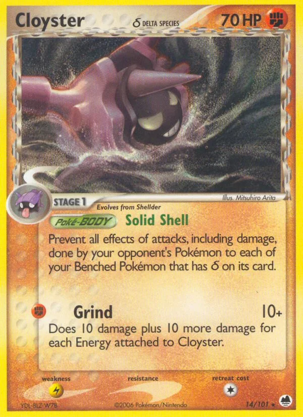 Cloyster δ · Dragon Frontiers