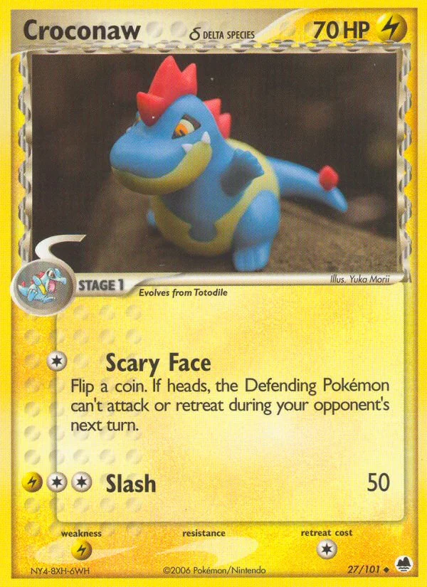 Croconaw δ · Dragon Frontiers