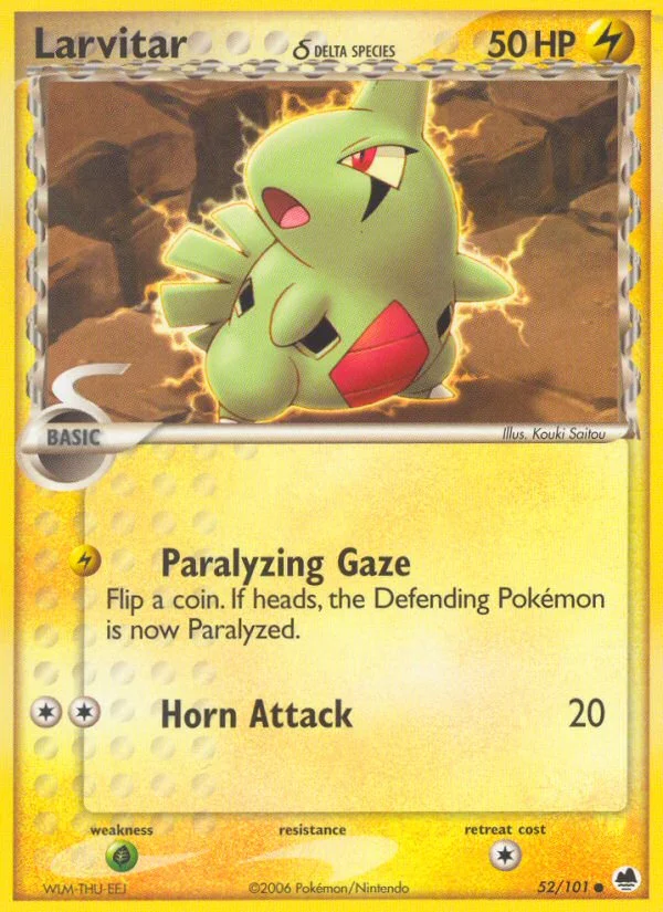 Larvitar δ · Dragon Frontiers