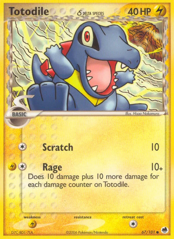 Totodile δ · Dragon Frontiers