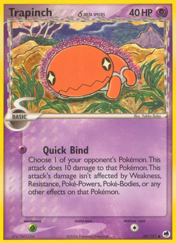 Trapinch δ · Dragon Frontiers