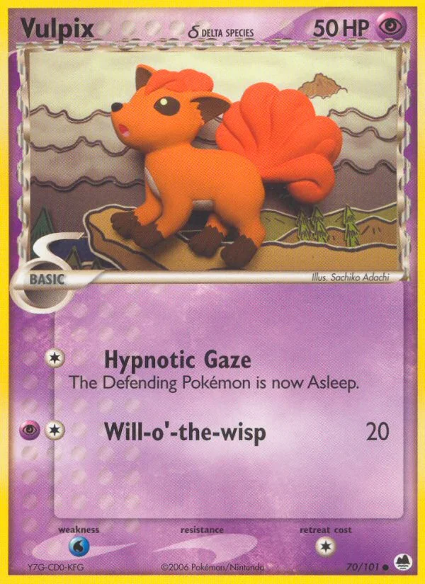 Vulpix δ · Dragon Frontiers