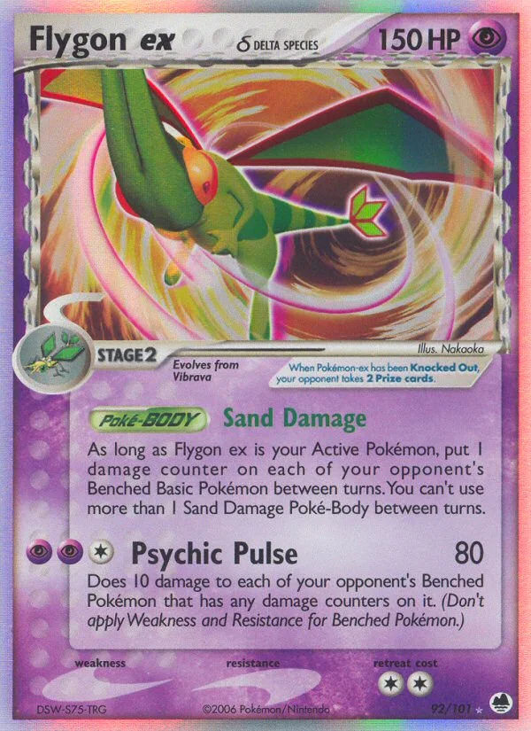 Flygon ex δ · Dragon Frontiers