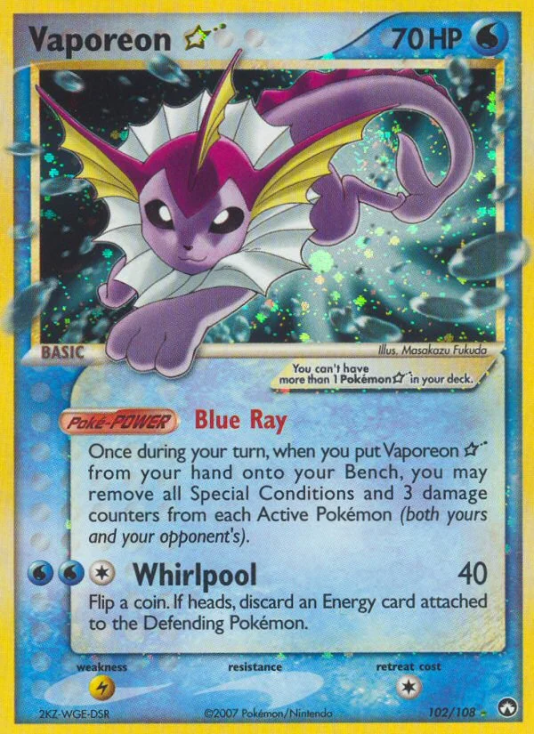 Vaporeon ☆ · Power Keepers