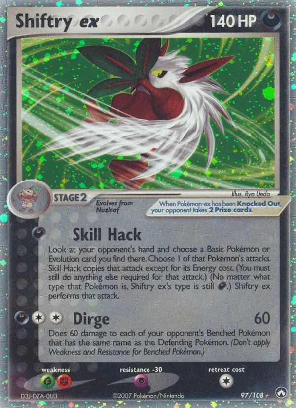 Shiftry ex · Power Keepers