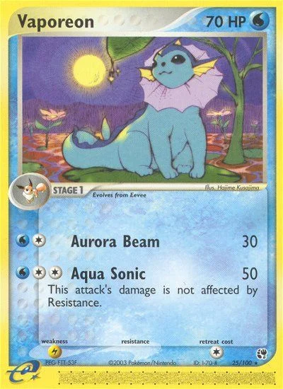 Vaporeon · Sandstorm
