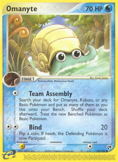 Omanyte · Sandstorm