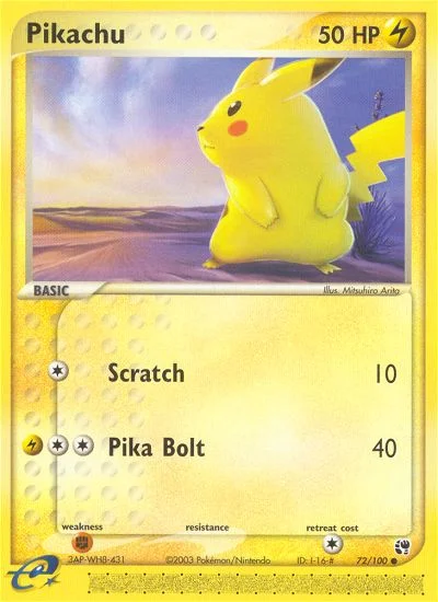Pikachu · Sandstorm