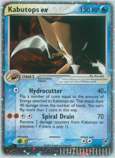 Kabutops ex · Sandstorm