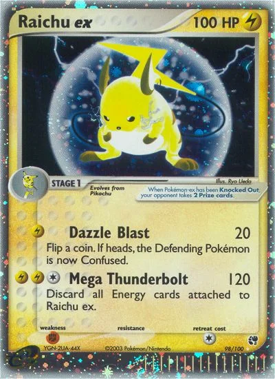 Raichu ex · Sandstorm