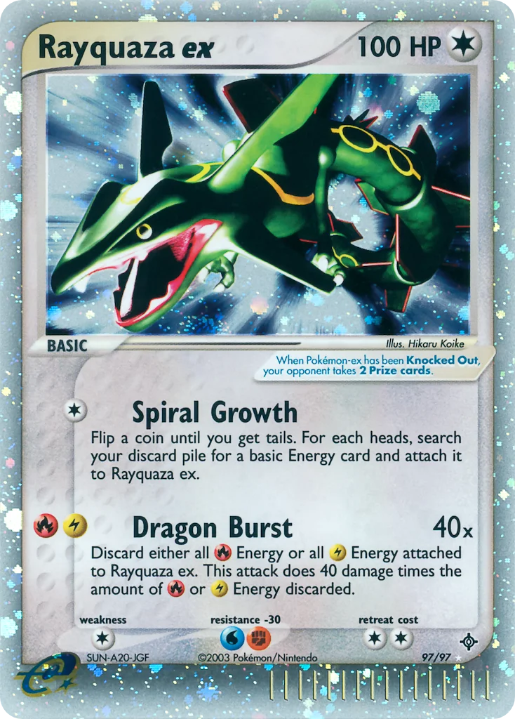 Rayquaza ex · Dragon