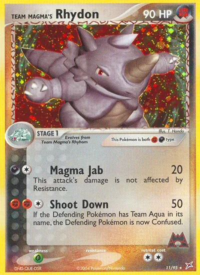 Team Magma's Rhydon · Team Magma vs Team Aqua