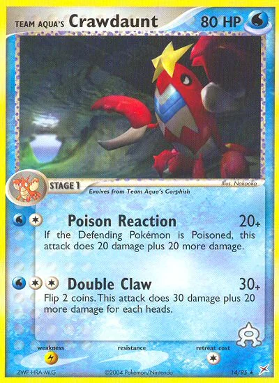 Team Aqua's Crawdaunt · Team Magma vs Team Aqua
