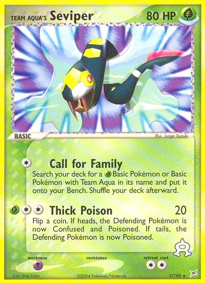 Team Aqua's Seviper · Team Magma vs Team Aqua