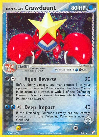 Team Aqua's Crawdaunt · Team Magma vs Team Aqua