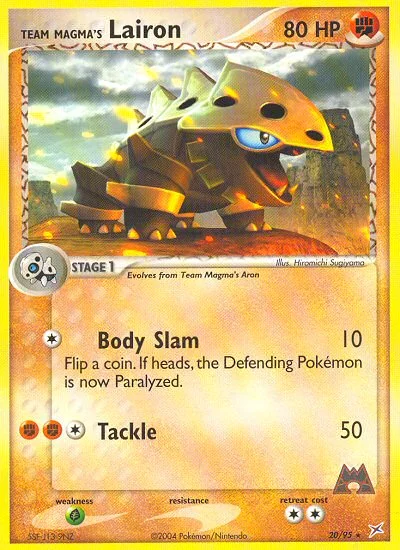Team Magma's Lairon · Team Magma vs Team Aqua