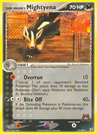 Team Magma's Mightyena · Team Magma vs Team Aqua