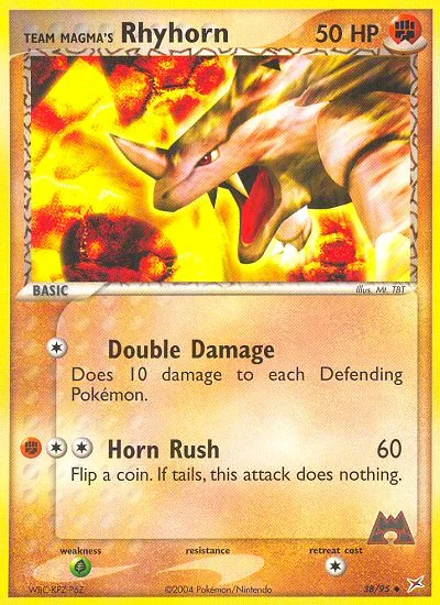 Team Magma's Rhyhorn · Team Magma vs Team Aqua