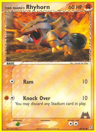 Team Magma's Rhyhorn · Team Magma vs Team Aqua