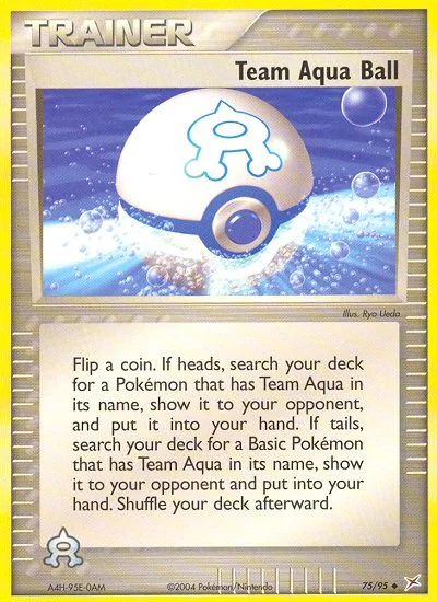 Team Aqua Ball · Team Magma vs Team Aqua