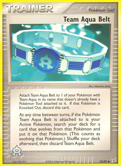 Team Aqua Belt · Team Magma vs Team Aqua