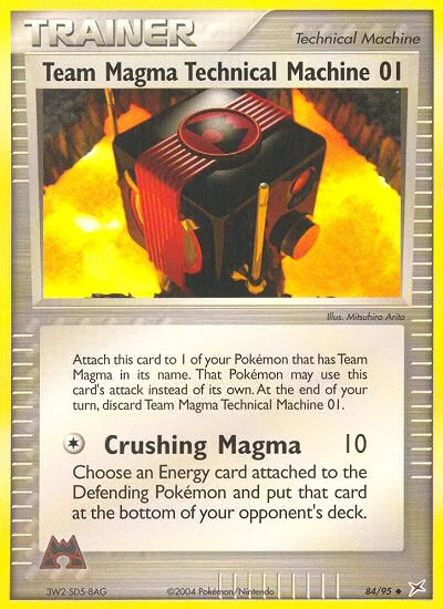 Team Magma Technical Machine 01 · Team Magma vs Team Aqua