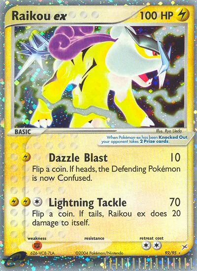Raikou ex · Team Magma vs Team Aqua