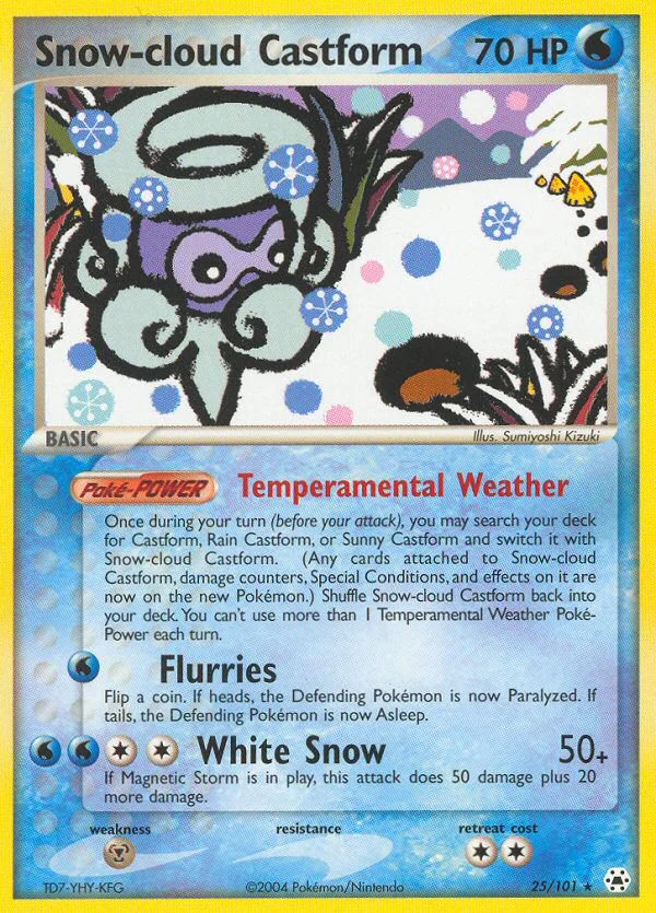 Snow-cloud Castform · Hidden Legends